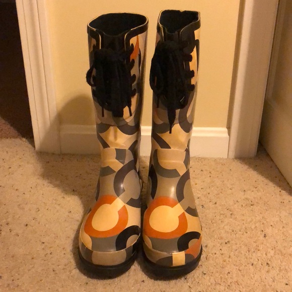 Coach Rainboots - Picture 1 of 11